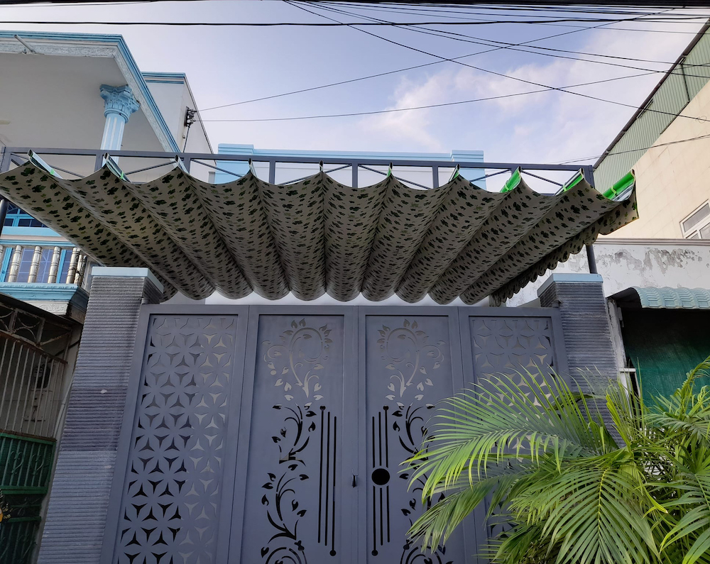 Mái xếp, mài che sân nhà