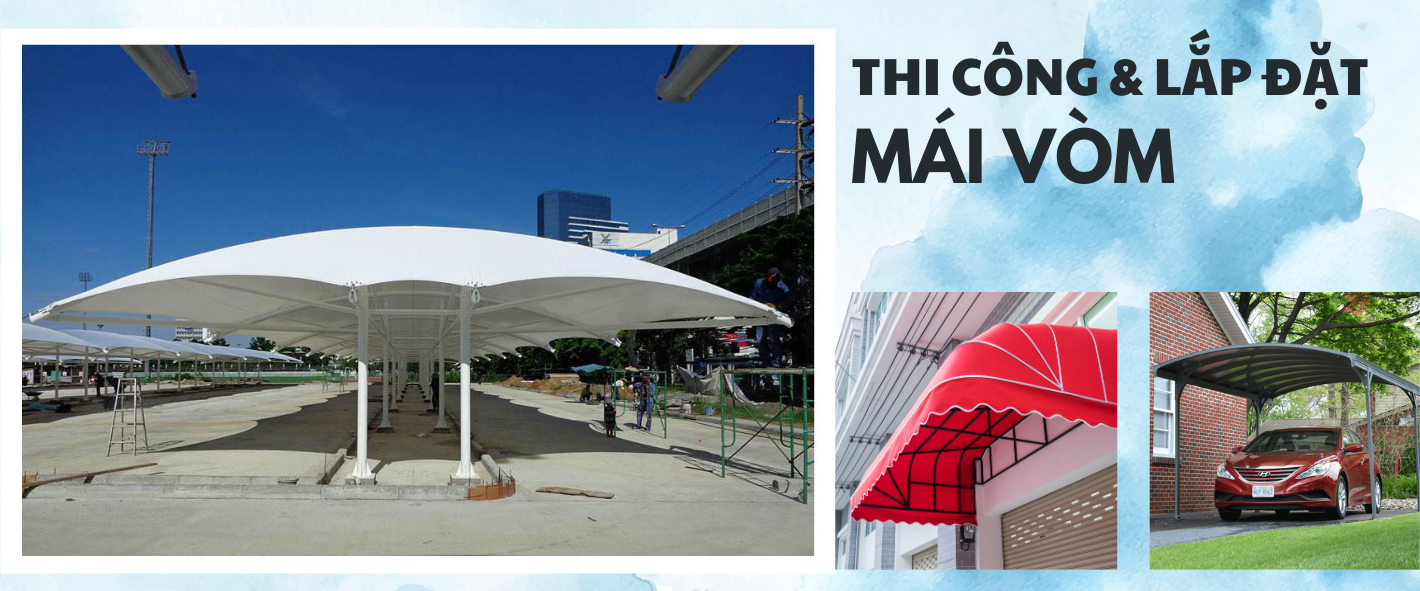 Thi công & lắp đặt mái vòm đẹp uy tín - chuyên nghiệp